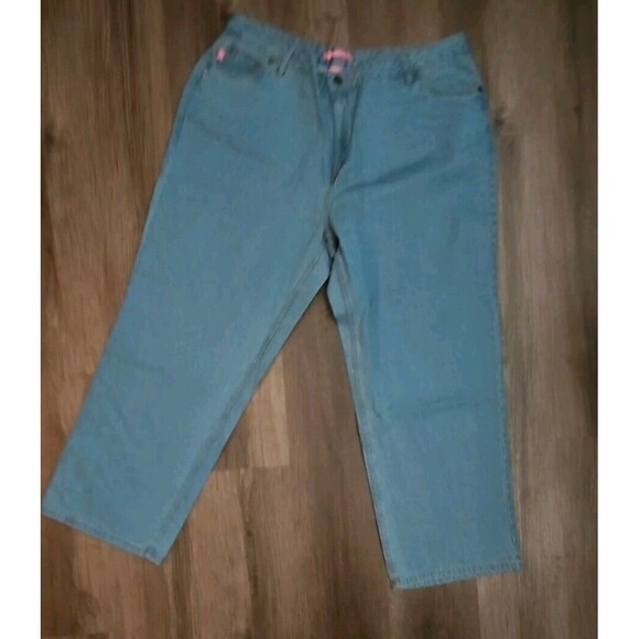 Woman Within Jeans 20W Natural Fit Straight-Leg Medium Wash - Picture 5 of 6